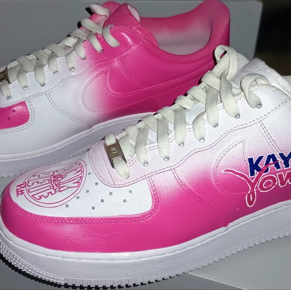 Nike Air Force One Kay Yow Custom - Picture 3 of 11